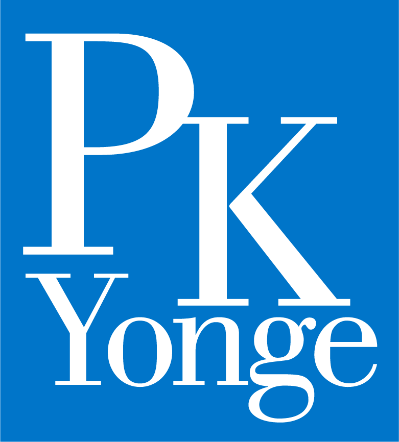 PKYonge Logo Blue Square Alachua County Public Schools