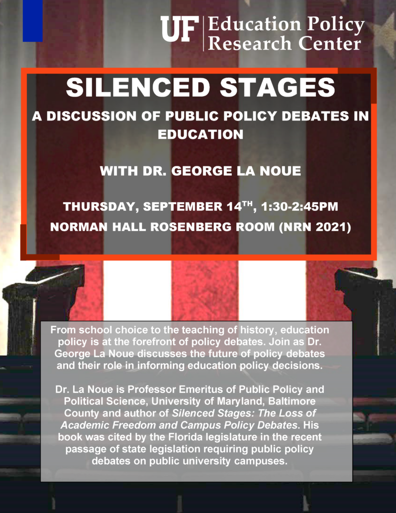 Silenced Stages Policy Debates Talk